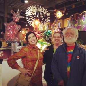 Angela Josephine with Clayton Damren and his wife at ArtPrize 2012 Angela Josephine with Clayton Damren and his wife at ArtPrize 2012