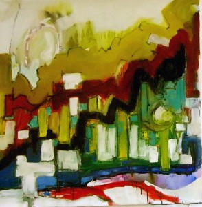 Painting of Angela Josephine's Music by Royce Deans Painting of Angela Josephine's Music by Royce Deans