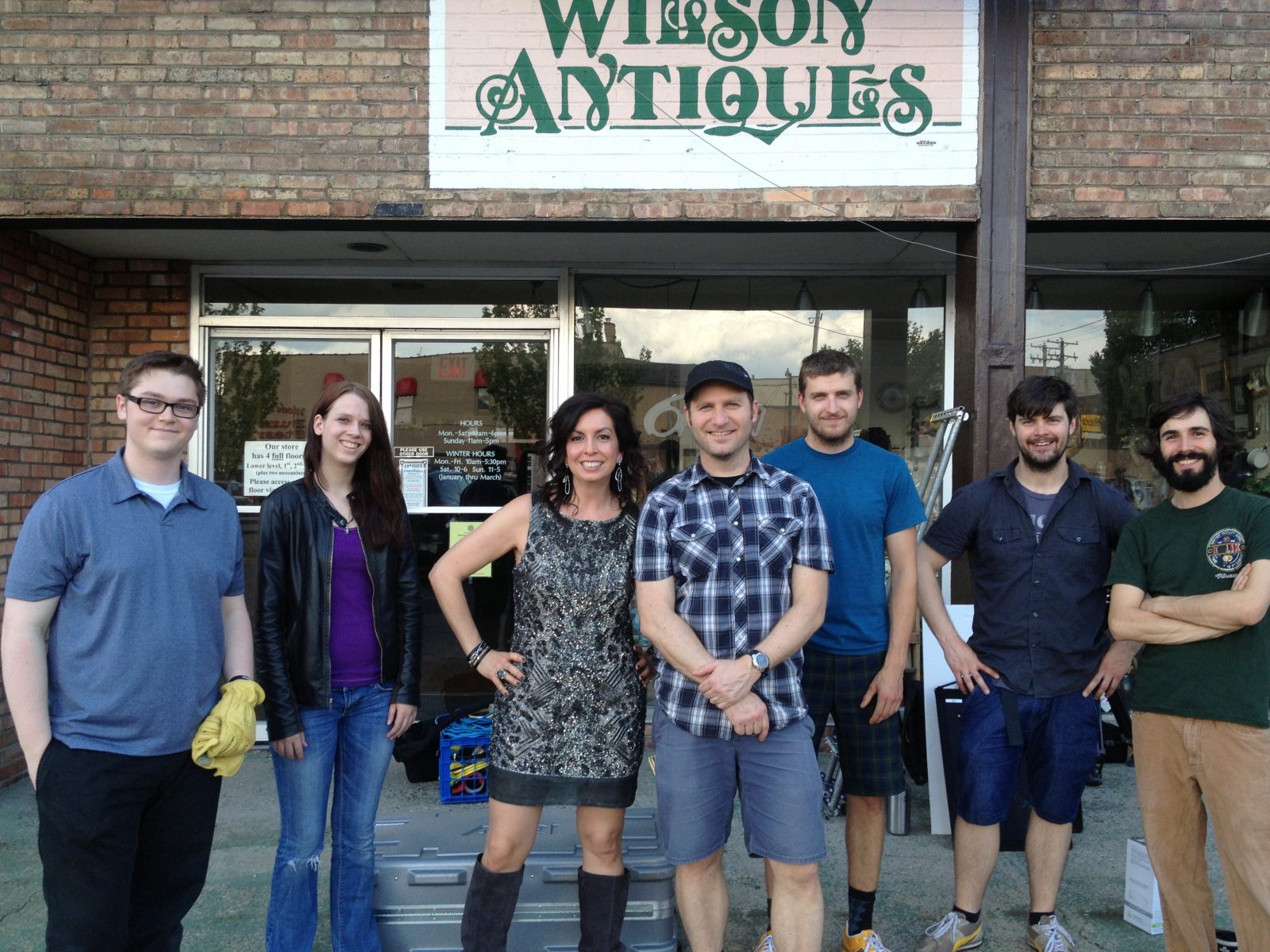 Angela Josephine with The Treefort Collective Team - That's a wrap!