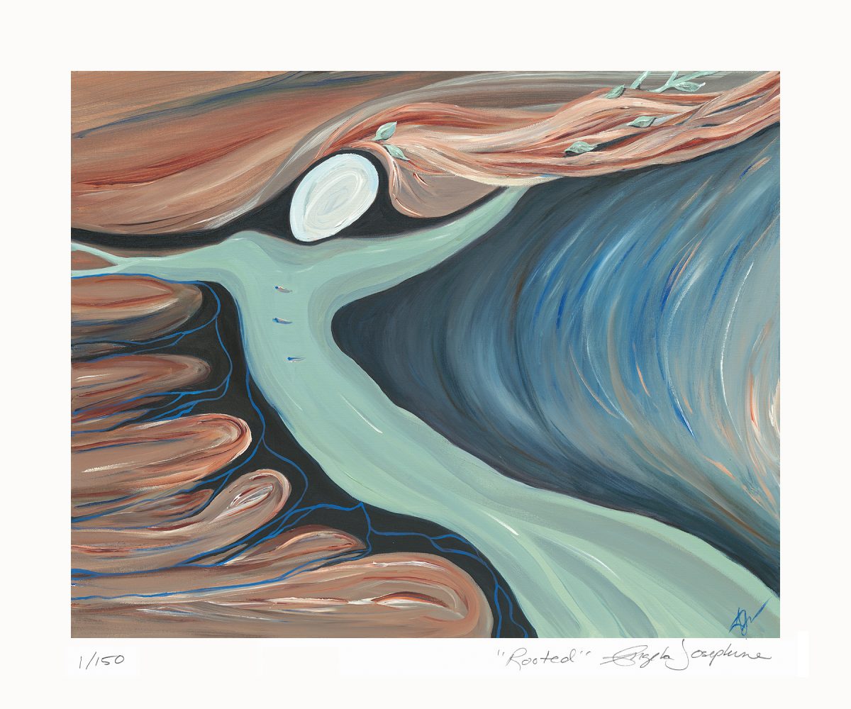 "Rooted" - Limited Edition Giclée Print by Angela Josephine