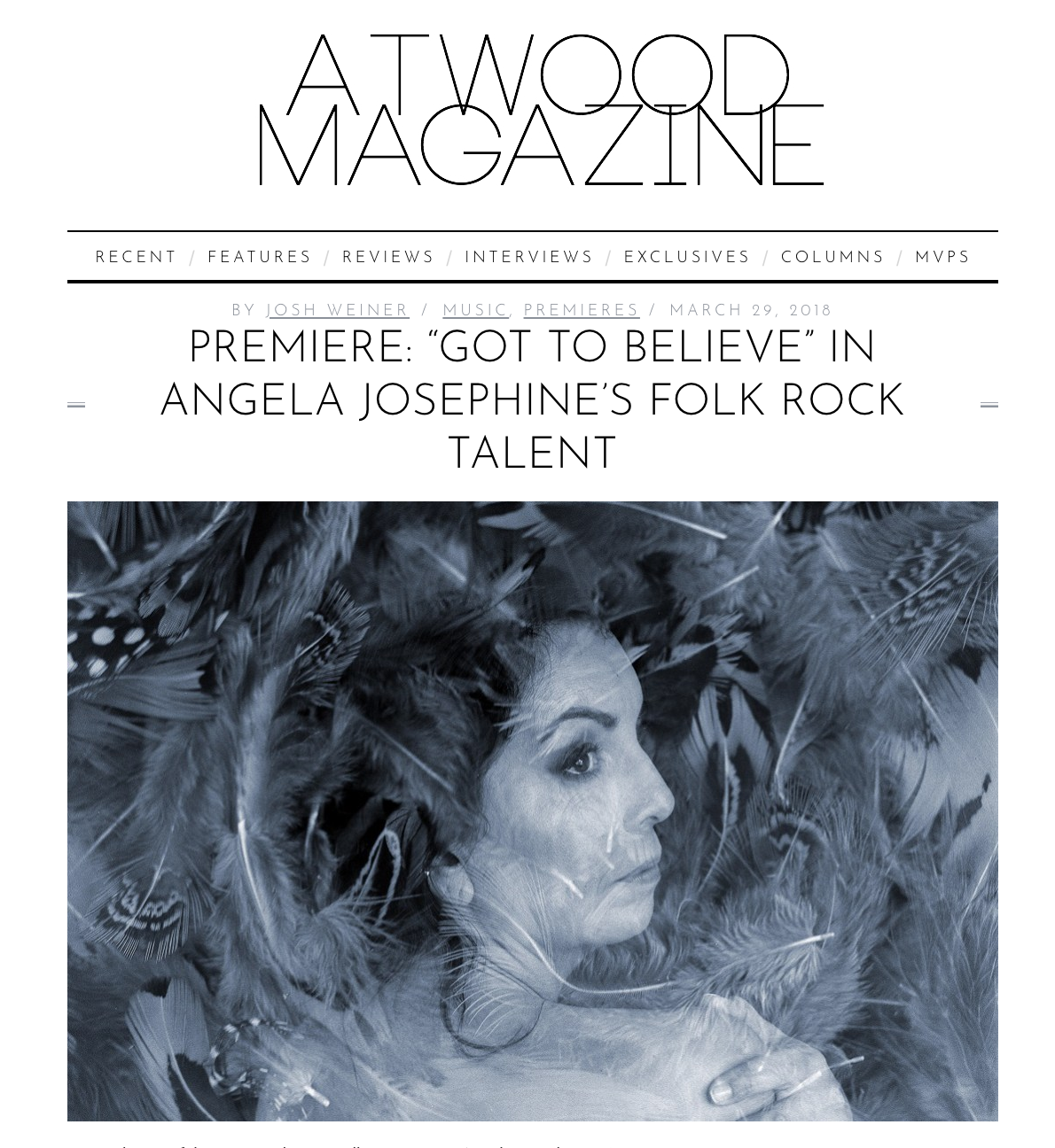Angela Josephine - Atwood Magazine